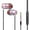 Rose Gold, variant on Wired Earbuds Lightweight with Fingerprint Sensor with Bubble-Free Install Built-in HD Microphone Compact Powerhouse Red Advanced Stealth Series Compact Power Pro Red