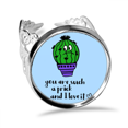 thumbnail image 1 of Eres un imbécil de cactus Anillo de compromiso de boda de amor ajustable Unbranded M, 1 of 3