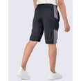 thumbnail image 4 of Real Essentials 5-Pack Youth Dry-Fit Active Athletic Basketball Gym Shorts With Pockets Boys & Girls, 4 of 6