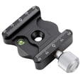 thumbnail image 4 of DE-50 Aluminum Alloy Quick Release Plate Clamp Camera Mount Adapter 3/8", 4 of 6