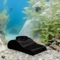 thumbnail image 4 of RUNROTOO Refugio Para Camarones Acuario Negro Con Curvo Para Un Hábitat Y Natural, 4 of 8