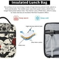 thumbnail image 5 of Goth Lunch Box for Adults Women Floral Lunch Box Insulated Cooler Reusable Lunch Bag Container Gifts for Work Office Picnic Travel, 5 of 7