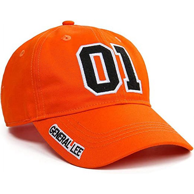 Gorra de Béisbol Naranja, General Lee 01, Good OL, con Apliques Bordados, Ajustable&Unisex&Snapback -Adulto, Niño