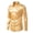Gold, variant on jjayotai Mens Long Sleeve Lapel Tops Clearance Mens Shiny Satin Dress Shirt Long Sleeve Lapel Regular Fit Button Down Silk Shirts Business Casual Work Tops