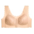 thumbnail image 2 of Womens Bras Comfortable Elegant Everyday Bras Wire Free Underwear Comfortable Push Up Bra Front Buckle Everyday Bralettes XL, 2 of 8