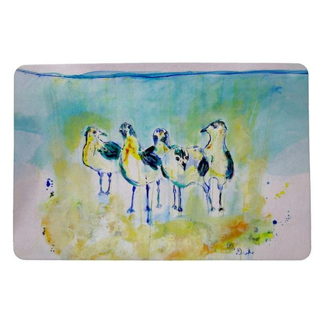 Betsy Drake DM1136 18 x 26 Pouces Abstrait Goélands II Tapis de Porte
