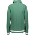 thumbnail image 3 of Holloway Sportswear L Womens All-American Funnel Neck Pullover Dark Green Heather/White 229763, 3 of 5