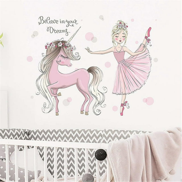 Pegatinas de pared bonitas y coloridas para niños, despegables y adhesivas, removibles, para decorar la habitación de los niños, la sala de juegos y el dormitorio.