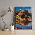 thumbnail image 4 of Desert Canyon Lake Canvas Wall Art for Living Room Bedroom Bathroom, Nature Rustic Southwestern Canvas Art Wall Decor, Artwork for Walls Home Office Decor, 8"x10", 4 of 9