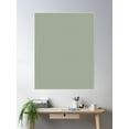 thumbnail image 2 of Pantone 16-0110 Tpx Desert Sage Poster Wall Art, Modern Wall Decor For Living Room Bedroom, 16x24 UNFRAMED, 2 of 3