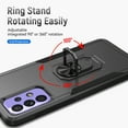 thumbnail image 4 of SaniMore for Samsung Galaxy A73 5G Magnetic Case with Wireless Charging, Rugged PC & TPU Bumpers Cover with Car Mount & 360° Rotatable Ring Kickstand Military Grade Drop Protective Shell, Black, 4 of 9