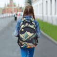 thumbnail image 6 of FORMRS Kids School Backpack Elementary Student Unisex Travel Bookbag with Reflective Stripes, Evening Mountain Road, 6 of 7
