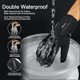 thumbnail image 2 of 100% Waterproof Winter Gloves -30 Warm Windproof All Fingers Touch Screen Gloves for Men Skiing and Outdoor Work, 2 of 5