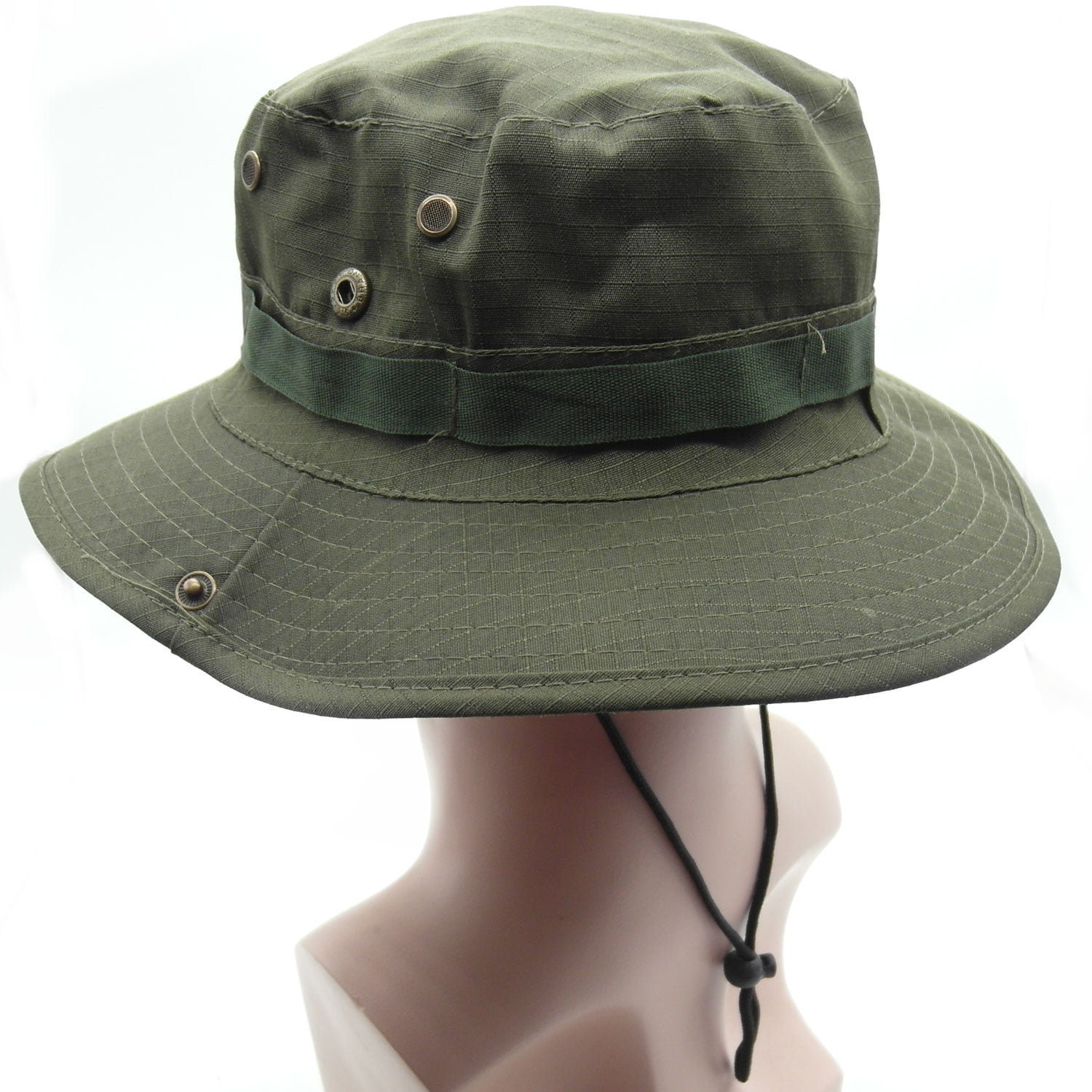 TrendBox Olive Boonie Army Camo Military Boonie Sun Bucket Hat Unisex