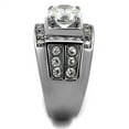 thumbnail image 4 of Anillo Color Plata Para Hombres de Acero Inoxidable Masculino, 4 of 4