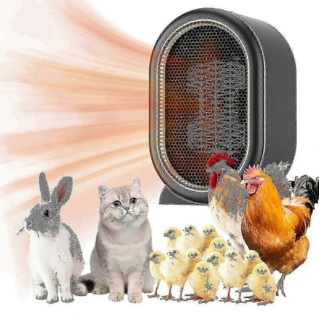 Heated Dog House for Winter - Electric Pet Heater with Adjustable Thermostat, Outdoor Use