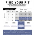thumbnail image 2 of Almohada Bedgear Balance Performance 2.0 de firmeza media, 2 of 9