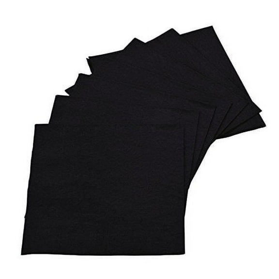 Perfectware Perfect Stix 2 Ply Beverage Black Napkin-200 Paper Cocktail Beverage Napkin Black, 9.5" x 9.5" (Pack of 200)