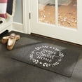 thumbnail image 2 of SoHome Welcome Door Mat, Durable Natural Rubber Non Slip Backing, Easy Clean, Ideal for High Traffic Areas, 18"x48" Sweet Home Wreath, 2 of 8