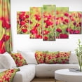 thumbnail image 1 of Beautiful Poppy Flowers Background - Large Flower Canvas Art Print, 1 of 3