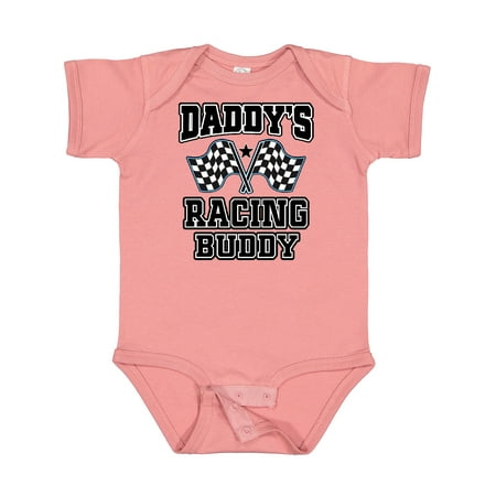 

Inktastic Daddys Racing Buddy Car Flags Gift Baby Boy or Baby Girl Bodysuit