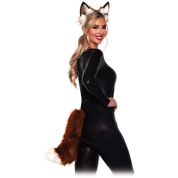 Underwraps Fox Party Adult Costume Accessories, with Tail and Ears (2 Piece)