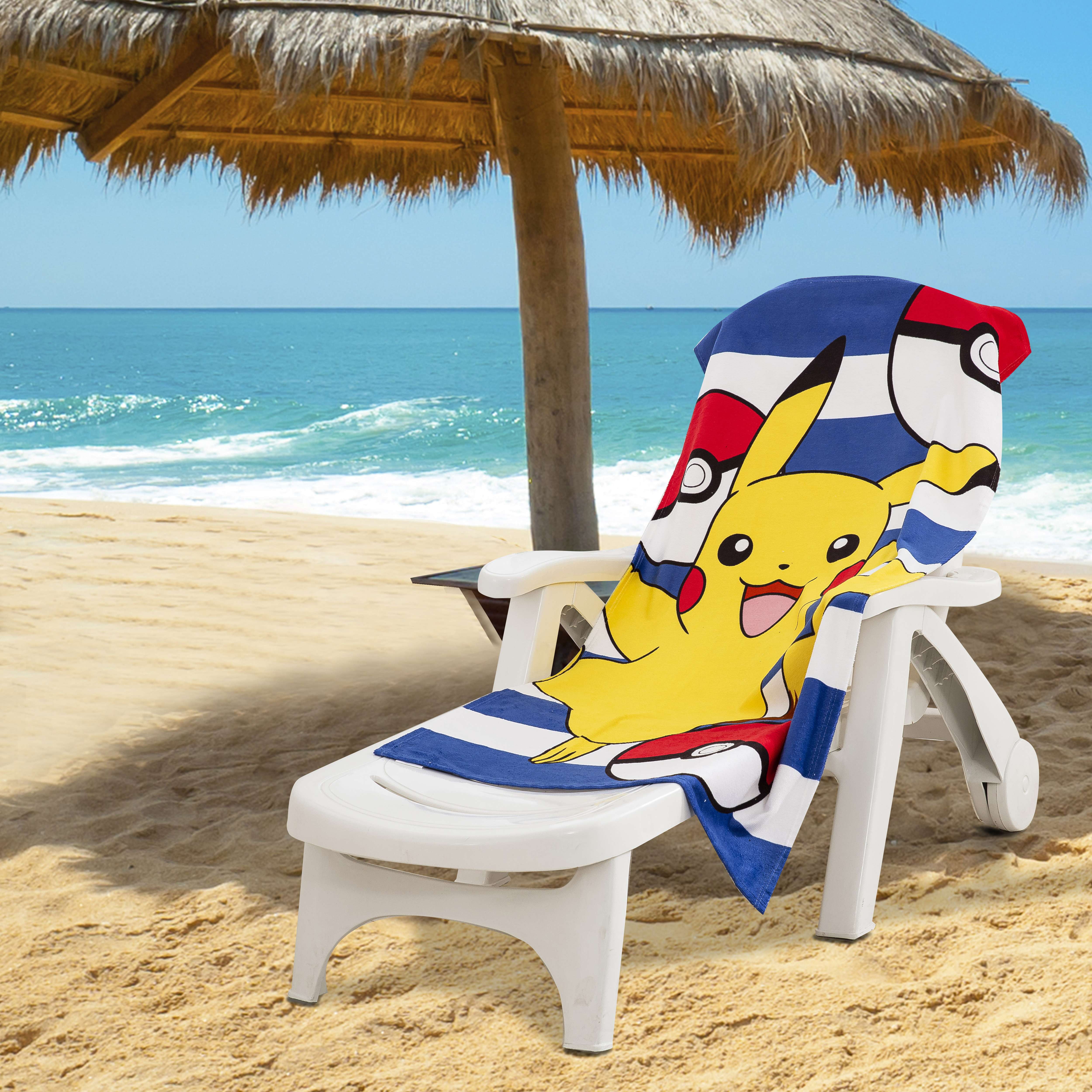Pokemon Beach Pika 30in x 60in Beach Towel
