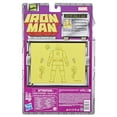 thumbnail image 7 of Marvel Legends Series Iron Man (Model 01 - Gold) 6" Retro Comics Collectible Action Figure, 7 of 7