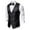 Black, variant on Pejock Mens Suit Vest Business Formal Dress Slim Fit Casual Waistcoat Vest for Suit or Tuxedo