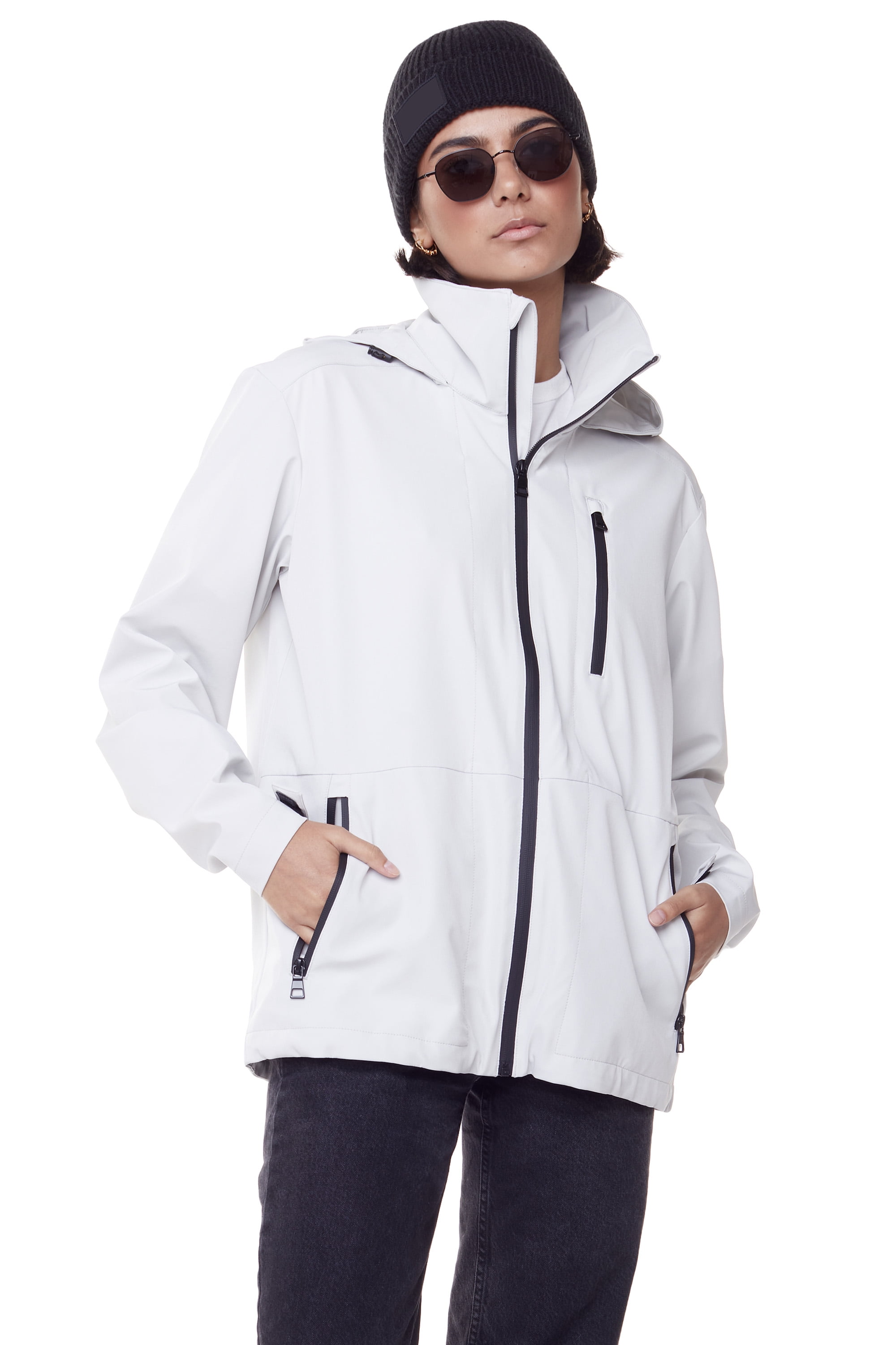 Deskundige Vriend straal Alpine North Unisex Rain Shell - Midweight, Relaxed Fit - Water Repellent &  Wind Resistant Recycled Jacket For Men & Women - Walmart.com