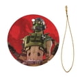 thumbnail image 2 of Apex Legends Octane Christmas Ceramic Round Ornaments Print Decorative Hanging Ornaments For Xmas Tree Holiday Party Decoration 1 Pcs, 2 of 9