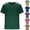 Dark Green, variant on HAJWOH Mens T-Shirts Cotton Short Sleeve Casual Crew Neck Tops Moisture Wicking Soft Basic Shirts with Pocket