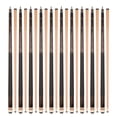 thumbnail image 1 of Lot de 10 Queues de Billard ASKA L2 Fumée, Arbre Érable Canadien de 58 Pouces, Embout Rigide de 13 mm, Poids Mixtes, 1 of 6