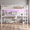 Off White, variant on Queen Size Loft Bed with Power Outlet and LED Lights, Metal Loft Bed with Desk and USB, Space Saving, Noise Reduced, No Box Spring Needed, White