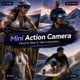thumbnail image 6 of Saneen 4K Action Vlogging Camera 1.3" Touchscreen Wearable Body Cameras with EIS Stabilization, 120° Wide-Angle Lens, Waterproof Case & 32GB Card, 6 of 10