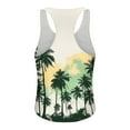 thumbnail image 4 of Gifts for Men! Titcea Tank Tops Men Palm Tree Printed Round Neck Sleeveless Thin Strap Leakage Back Shirts Hawaiian Beach Holiday T Shirts Summer Casual Tank Top, 4 of 4