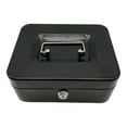 thumbnail image 1 of Cash Box with Slot Lockable Box, Money Saving Box, Collection Money Organizer, Black, 1 of 9