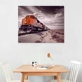 thumbnail image 3 of COMIO  Train Steam Train Railroad Tracks Poster Art Canvas Painting HD Painting Printing Artwork for Bedroom Wall Home Decoration, 3 of 5