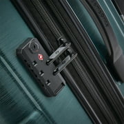 Samsonite Centric 2 Hardside Expandable Luggage with Spinner Wheels, Emerald Green, Checked-Medium 24-Inch
