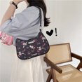 thumbnail image 4 of 2023 Hellokitty My Melody Kuromi Barbi Bolso de hombro rosa para mujer Bolso de mano con estampado de dibujos animados fresco Bolso de mano exquisito con forma de corazón para niña, 4 of 5