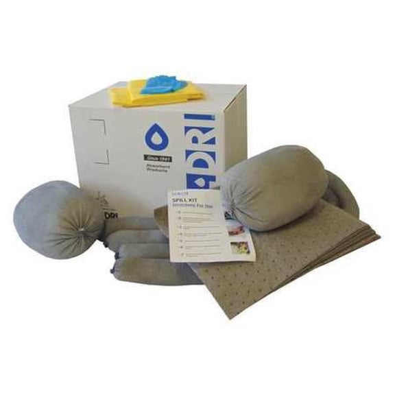 OIL-DRI L91515R Spill Kit, Universal, Gray