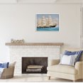 thumbnail image 3 of Stupell Industries Nautical Ship Sailing Transportation Painting White Framed Art Print Wall Art, 30 x 24, 3 of 9