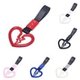 thumbnail image 6 of Cute Broken Heart Shaped Car Anti-Static Strap Decorative Warning Hanging Ring Car Handle Rear Front Bumper Warning Ring, 6 of 9