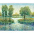 thumbnail image 3 of OToole, Tim 18x15 Black Modern Framed Museum Art Print Titled - Winding River I, 3 of 5