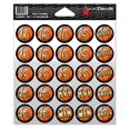 thumbnail image 1 of Award Decals Basketball Award Decals (Multi Basketballs) (100 Stickers), 1 of 2