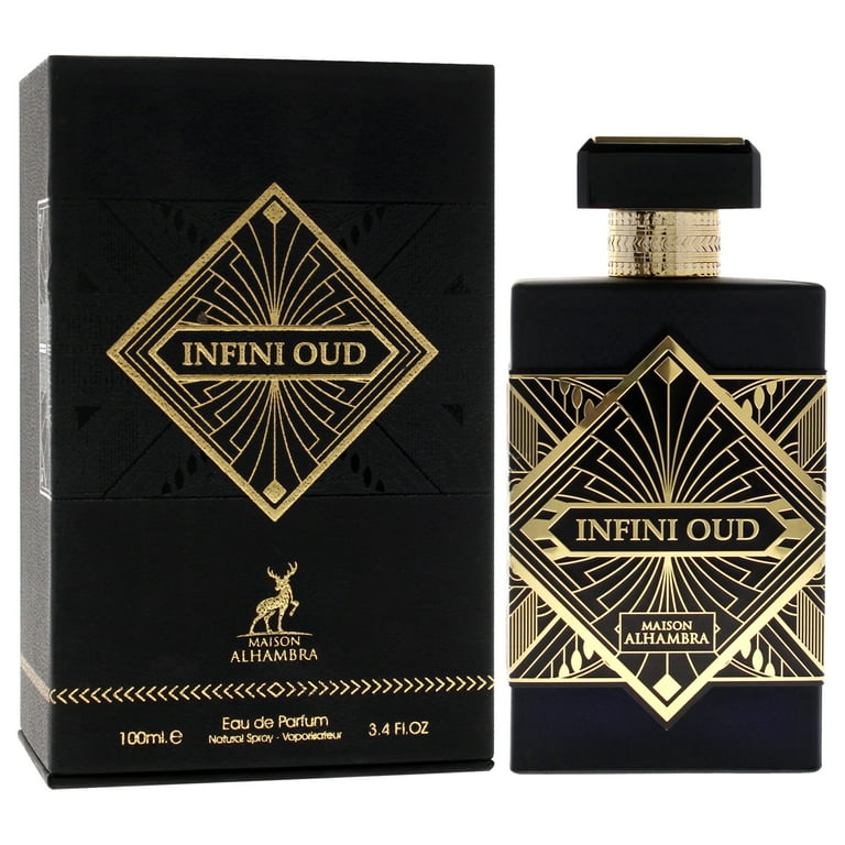 Maison Alhambra Infini Oud EDP Spray, Unisex, Woody Saffron Parfum