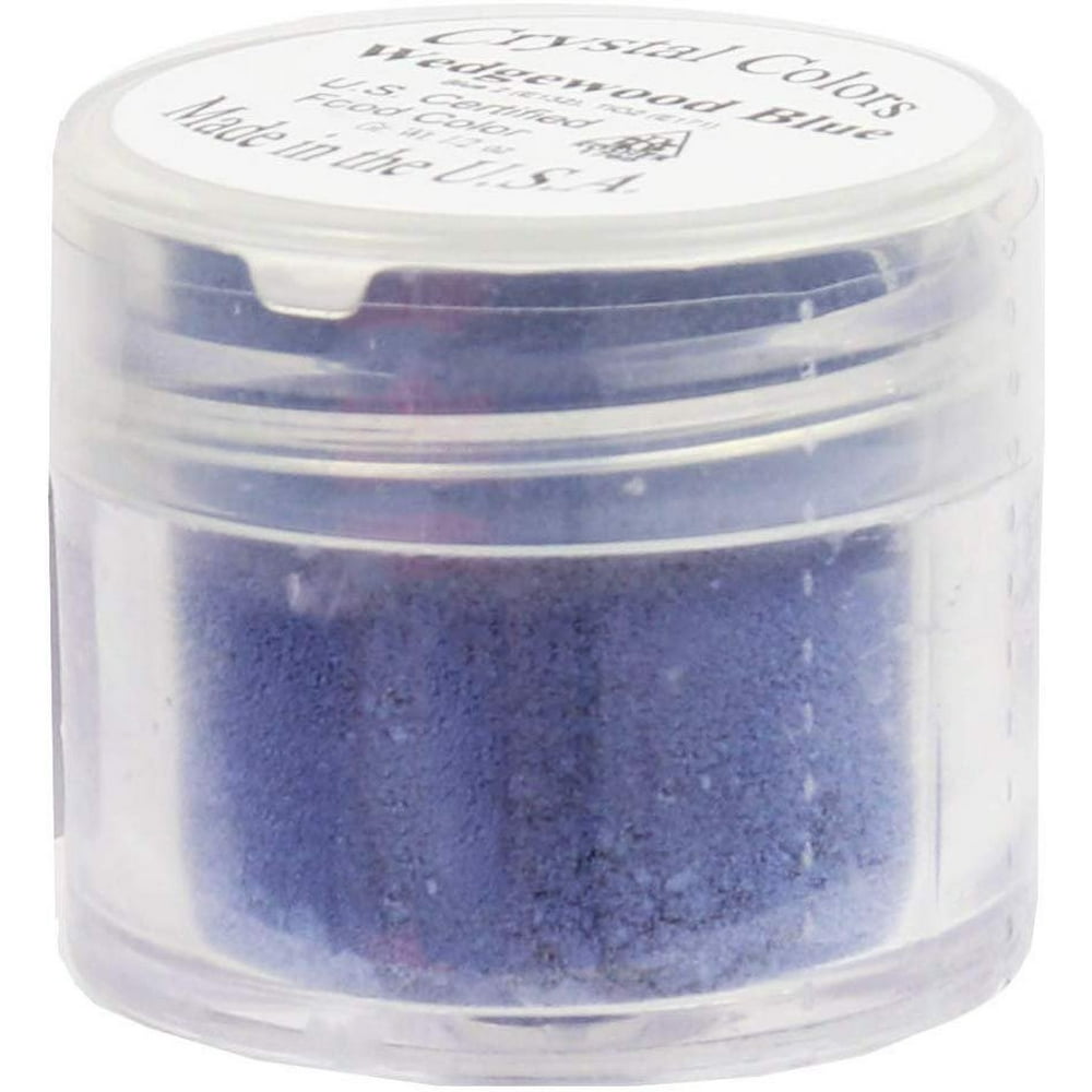 Crystal Color Powder Food Coloring, One Jar of 2.75 Grams Wedgewood