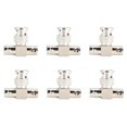 thumbnail image 4 of Adaptador en forma de T, convertidor adaptador de conector macho BNC de 6 piezas, el mejor de su clase, 4 of 9