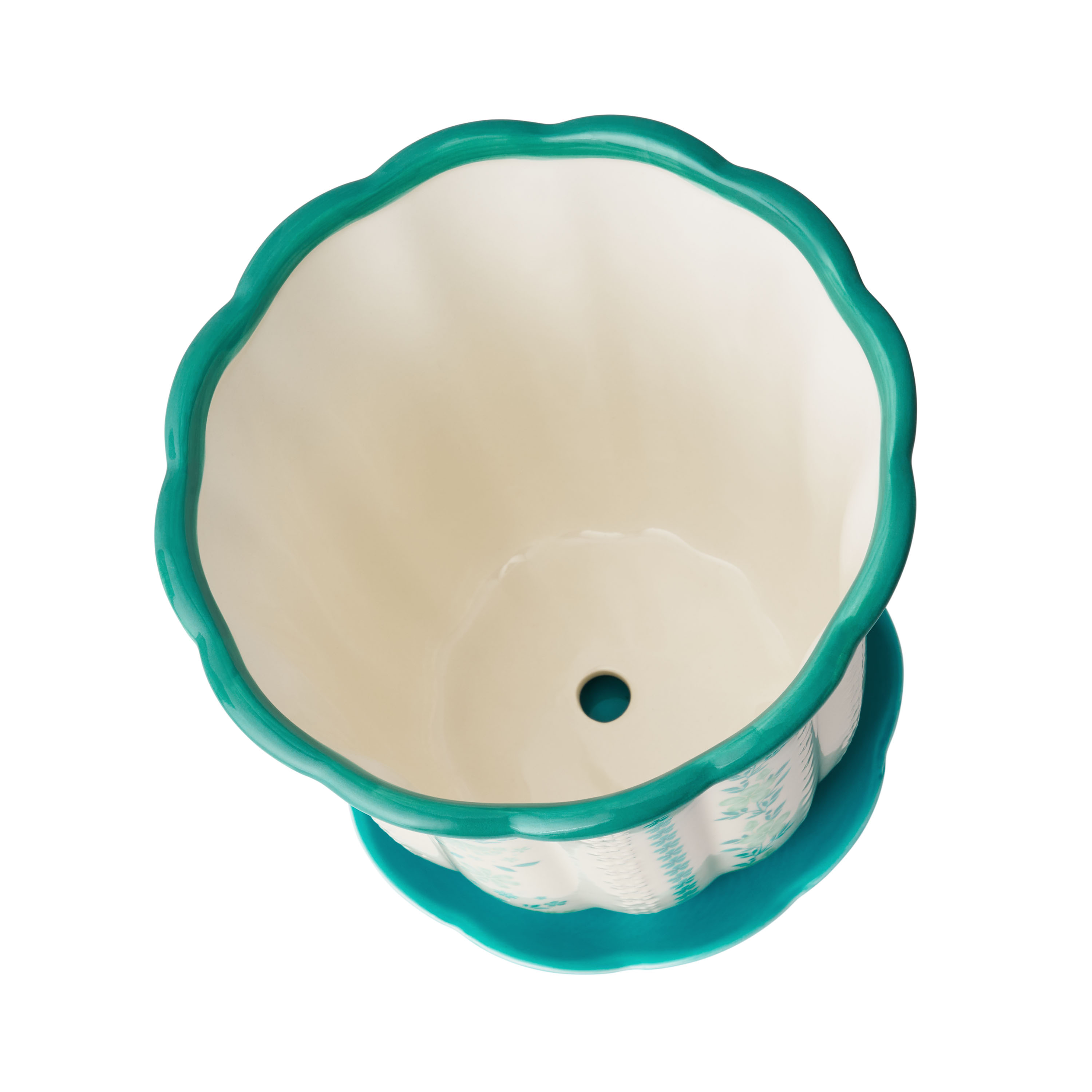 The Pioneer Woman 8 in Scallop Planter