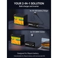 thumbnail image 2 of Cargador inversor ECO-WORTHY de 600 W, onda sinusoidal pura, 12 V a 110 V, 2 of 9